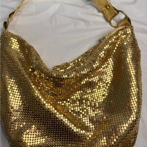 Vintage Gold Mesh Evening purse
